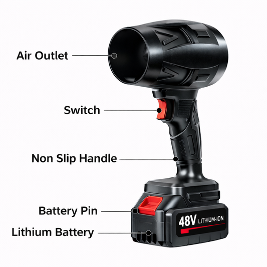 Averlo™ - The Most Powerful Rechargeable Cordless Turbo Air Blower